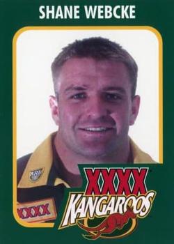 2003 XXXX Kangaroos 2000 Test Series #23 Shane Webcke Front